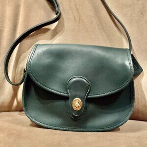 COACH Vintage Leather Crossbody Handbag 1980's